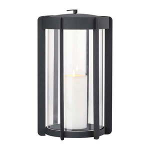 Čierny LED lampáš na USB (výška 35 cm) Firefly – Zone vyobraziť