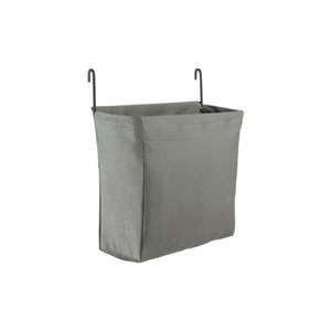 Sivý látkový komponent - úložný box 24x9 cm Mural – Metaltex vyobraziť