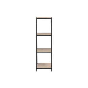 Knižnica v dekore duba v čierno-prírodnej farbe 37x120 cm Seaford – Actona vyobraziť