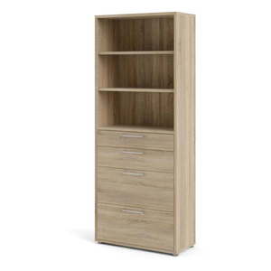 Modulárna knižnica v dekore duba v prírodnej farbe 89x222 cm Prima – Tvilum vyobraziť