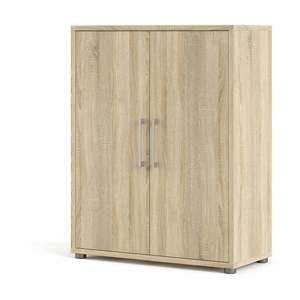 Modulárna knižnica v dekore duba v prírodnej farbe 89x113 cm Prima – Tvilum vyobraziť