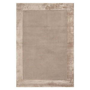 Svetlohnedý ručne tkaný koberec s prímesou vlny 200x290 cm Ascot – Asiatic Carpets vyobraziť