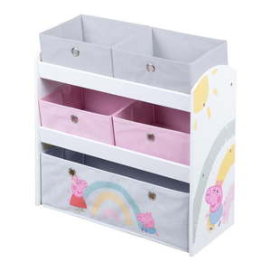 Detský organizér na hračky 63.5x29.5x67 cm Peppa Pig – Roba vyobraziť