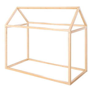 Domčeková detská posteľ v prírodnej farbe 70x140 cm Montessori – Roba vyobraziť