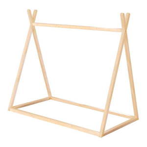 Domčeková detská posteľ v prírodnej farbe 70x140 cm Montessori – Roba vyobraziť