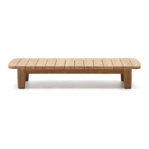 Záhradný odkladací stolík z tíkového dreva 70x140 cm Tirant – Kave Home vyobraziť