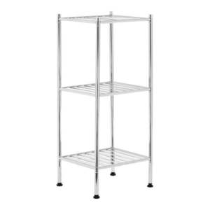 Kúpeľňový regál v striebornej farbe 34x80 cm – Premier Housewares vyobraziť