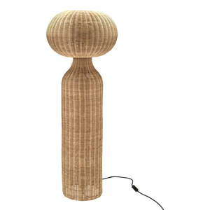 Stojacia lampa v prírodnej farbe s ratanovým tienidlom (výška 130 cm) Vinka – Villa Collection vyobraziť