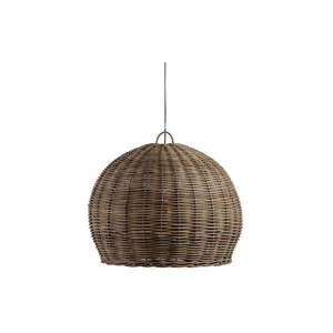 Prírodná závesná lampa z ratanu WOOOD Mooze, ø 80 cm vyobraziť