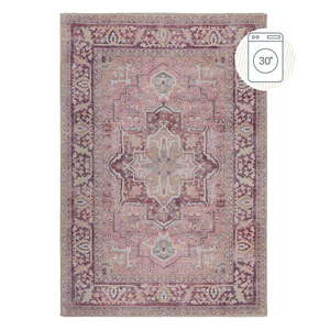 Svetločervený umývateľný koberec s prímesou recyklovaných vlákien 120x170 cm Windsor – Flair Rugs vyobraziť