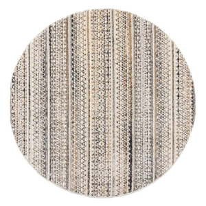 Béžový okrúhly koberec 140x140 cm Camino – Flair Rugs vyobraziť