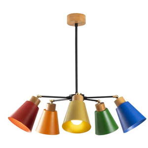 Závesné svietidlo s kovovým tienidlom ø 58 cm Manavgat – Opviq lights vyobraziť