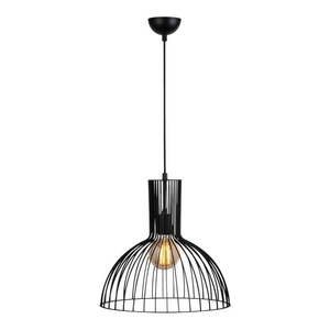 Čierne závesné svietidlo s kovovým tienidlom ø 38 cm Fellini – Opviq lights vyobraziť