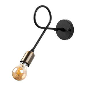 Čierne nástenné svietidlo Viraj – Opviq lights vyobraziť