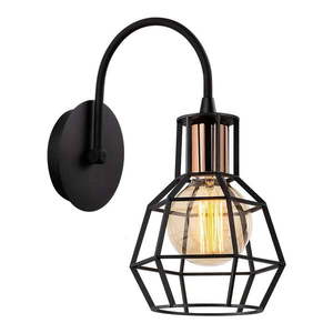 Nástenné svietidlo v čiernej a bronzovej farbe ø 17 cm Kapadokya – Opviq lights vyobraziť