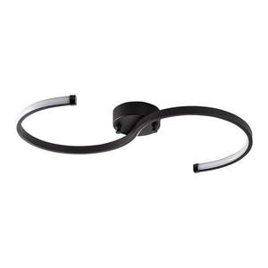 Čierne LED stropné svietidlo 25x10 cm Es – Opviq lights vyobraziť
