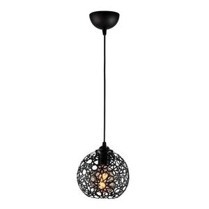 Čierne závesné svietidlo s kovovým tienidlom ø 17 cm Fellini – Opviq lights vyobraziť