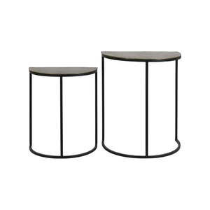 Odkladacie stolíky v súprave 2 ks 30.5x46 cm Peto – Light & Living vyobraziť