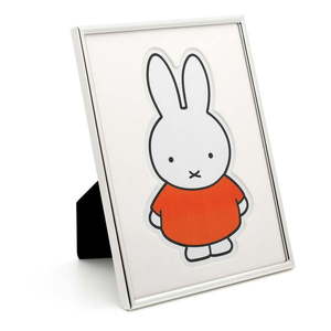 Kovový stojací/na stenu rámček v striebornej farbe 15x20 cm Miffy – Zilverstad vyobraziť