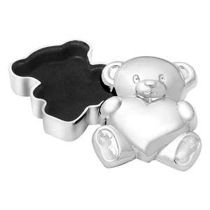 Kovová škatuľka na prvý zúbok 6x5x2 cm Bear with Heart – Zilverstad vyobraziť