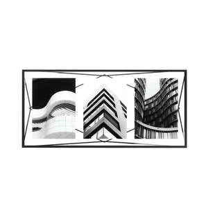 Čierny kovový rámček stojací/na stenu 48x23 cm Prisma – Umbra vyobraziť