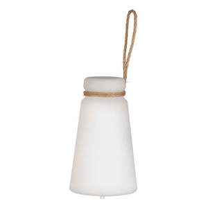 Bielo-hnedá LED stolová lampa (výška 20 cm) Bruno – Fischer & Honsel vyobraziť