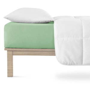 Zelená napínacia plachta jersey 200x200 cm Boxspring – Andrea Simone vyobraziť