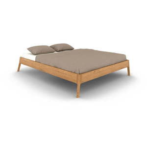 Dvojlôžková posteľ z dubového dreva v prírodnej farbe 200x200 cm Twig – The Beds vyobraziť