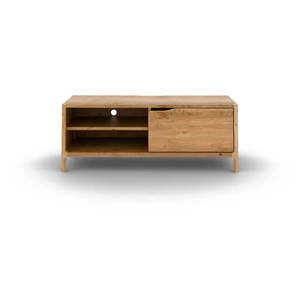 TV stolík z dubového dreva v prírodnej farbe 111x48 cm Twig – The Beds vyobraziť