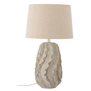 Béžová stolová lampa s textilným tienidlom (výška 64 cm) Natika – Bloomingville vyobraziť