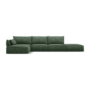Tmavozelená rohová pohovka (ľavý roh) Vanda - Mazzini Sofas vyobraziť