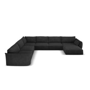 Tmavosivá rohová pohovka (ľavý roh) Vanda - Mazzini Sofas vyobraziť