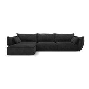 Tmavosivá rohová pohovka (ľavý roh) Vanda - Mazzini Sofas vyobraziť