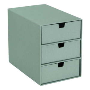 Zelený kartónový organizér do zásuvky Ingrid Canvas Paper Laminate – Bigso vyobraziť