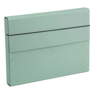Zelený kartónový organizér Olof Canvas Paper Laminate – Bigso vyobraziť