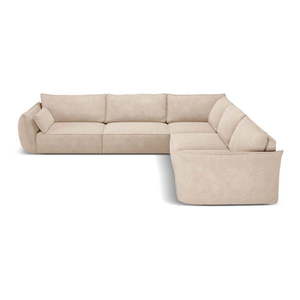 Béžová rohová pohovka (variabilná) Vanda - Mazzini Sofas vyobraziť