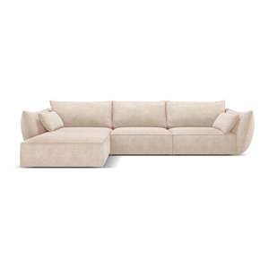 Béžová rohová pohovka (ľavý roh) Vanda - Mazzini Sofas vyobraziť