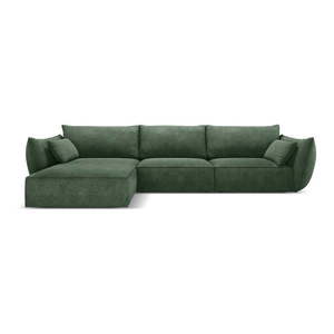 Tmavozelená rohová pohovka (ľavý roh) Vanda - Mazzini Sofas vyobraziť