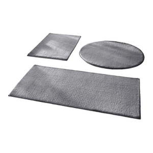 Sivé kúpeľňové predložky v súprave 3 ks 50x90 cm – Mila Home vyobraziť