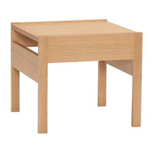Odkladací stolík s doskou v dubovom dekore 50x50 cm Forma – Hübsch vyobraziť