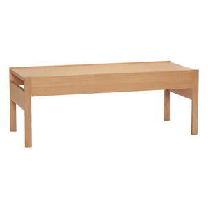Konferenčný stolík s doskou v dubovom dekore v prírodnej farbe 50x120 cm Forma – Hübsch vyobraziť