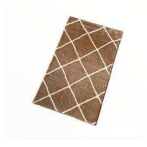 Hnedá kúpeľňová predložka 50x80 cm Diamond – Mila Home vyobraziť