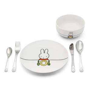 Porcelánová detská jedálenská súprava 6 ks Miffy – Zilverstad vyobraziť