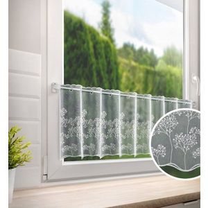 ArtFir Krátka záclona ADEN B | biela 70 x 40 cm vyobraziť