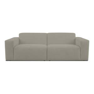 Svetlohnedá pohovka z textílie buklé 228 cm Roxy – Scandic vyobraziť