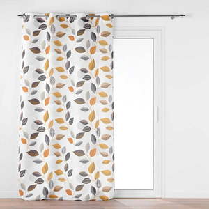 Žltý/biely záves 140x280 cm Vahine – douceur d'intérieur vyobraziť