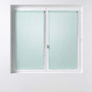 Voálové záclony v mentolovej farbe v súprave 2 ks 60x90 cm Sandra – douceur d'intérieur vyobraziť