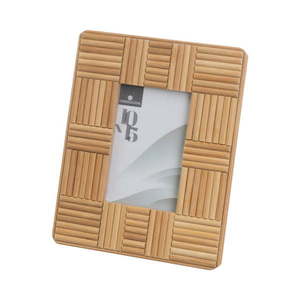 Bambusový stojací rámček v prírodnej farbe 21x26 cm – Casa Selección vyobraziť