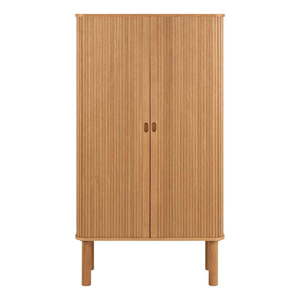 Skrinka v dekore duba s posuvnými dverami v prírodnej farbe 80x145 cm Langley – Actona vyobraziť