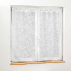 Biele voálové záclony v súprave 2 ks 60x120 cm Karla – douceur d'intérieur vyobraziť
